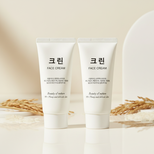 Rice Face Cream - 2pcs Studio Shot